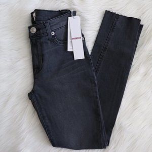 NWT Hudson Natalie High Waist Grey Skinny Jeans 24